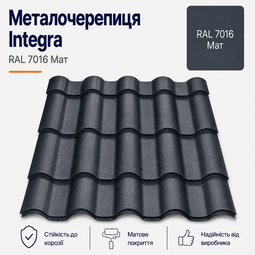 металочерепиця інтегра