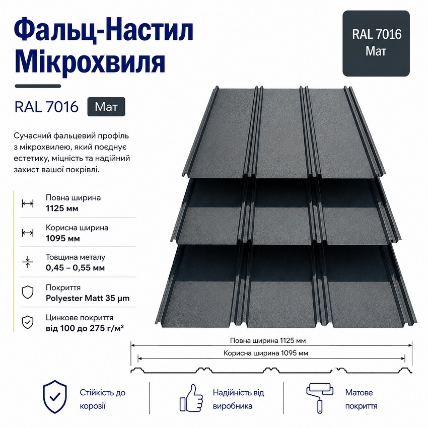 7016 фальц настил